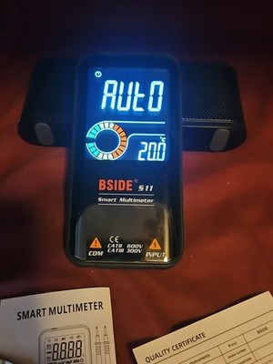 BSIDE S11 Smart Multimeter Rechargeable Digital Tester Auto Black 