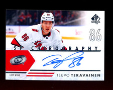 2020-21 SP Authentic Hockey Chirography Teuvo Teravainen AUTO