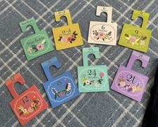 Baby Toddler Girl Closet Sorting Clothing Tags Floral Newborn To 2T Sizes