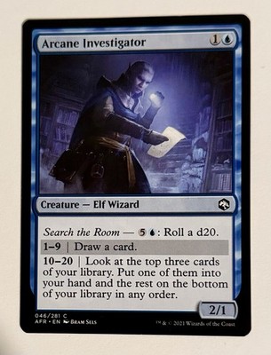 Arcane Investigator (046) Adventures in the Forgotten Realms AFR MTG Magic