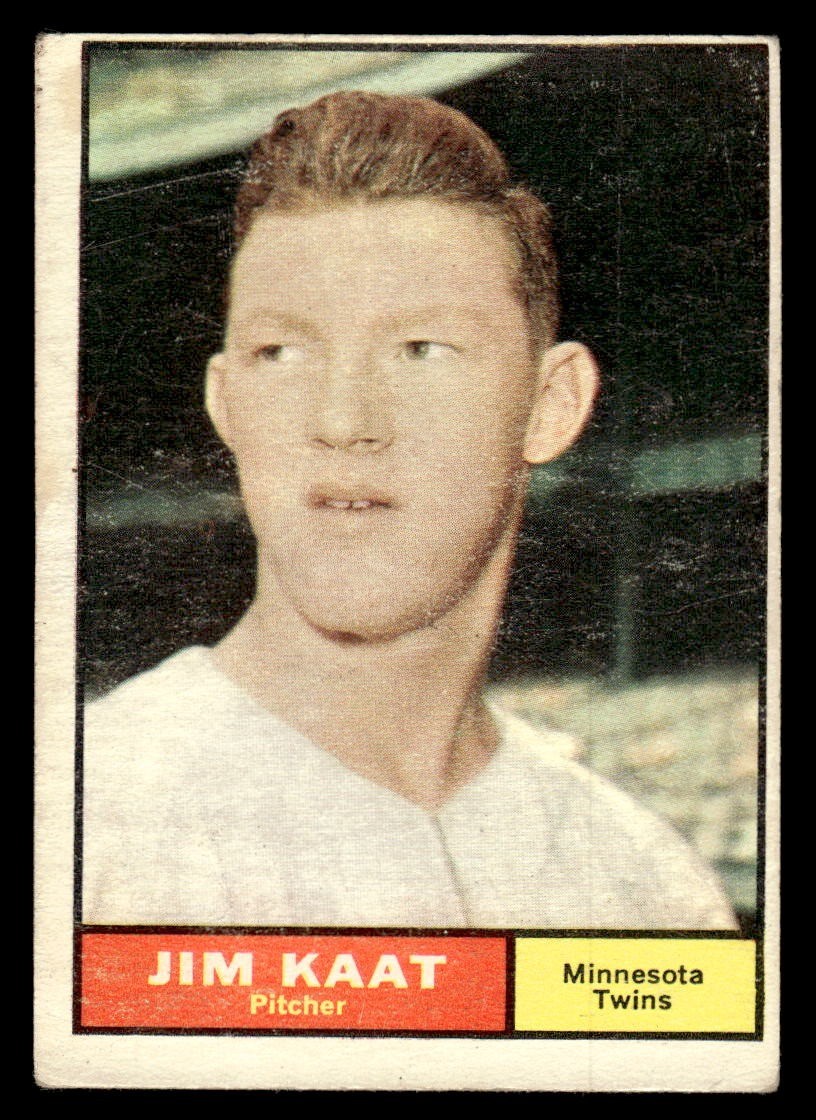 1961 Topps #63 Jim Kaat