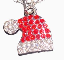 Bling Santa Hat Necklace For Ages 12 and Up