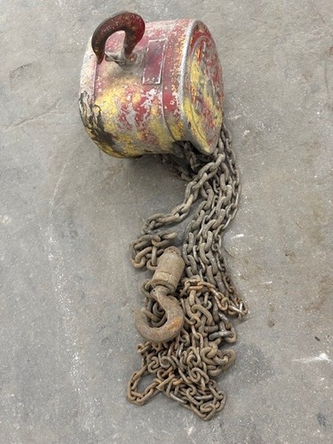 BUDGIT 2-TON USA SERIES HAND CHAIN HOIST 8263 SR 10FT CHAIN - Picture 6 of 10