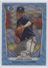 2014 Bowman Prospects Chrome Blue Wave Refractor Jason Hursh #BCP1 fm0