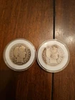 (2) 1908 O Barber Half Dollar 90% Silver