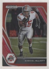 2021 Panini Prizm Draft Picks Red Prizm 80/299 Ezekiel Elliott #87 4z8