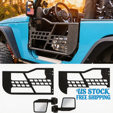 Round Tube Door For 2018-2025 Jeep Wrangler Jl Two-door Version With Mirror Round Tube Door For 2018-2025 Jeep Wrangler Jl Two-door Version With Mirror