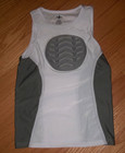Youth BASEBALL Chest Protector Padded Compression Shirt, White,SZ YOUTH LARGE — photo 1