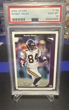 2002 Score - Randy Moss #126 PSA 10 Pop 2