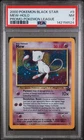 2000 POKEMON PROMO BLACK STAR POKEMON LEAGUE #9 MEW-HOLO PSA 7