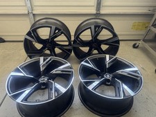 Audi Oem Rims 22 Audi Rs6 Avant Rs7 Black Optic Wheels Rims Black Set Of 4 Audi Oem Rims 22 Audi Rs6 Avant Rs7 Black Optic Wheels Rims Black Set Of 4