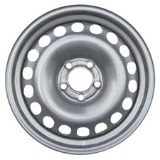16x6.5 18 Hole Refurbished Steel Wheel Painted Black 560-69926