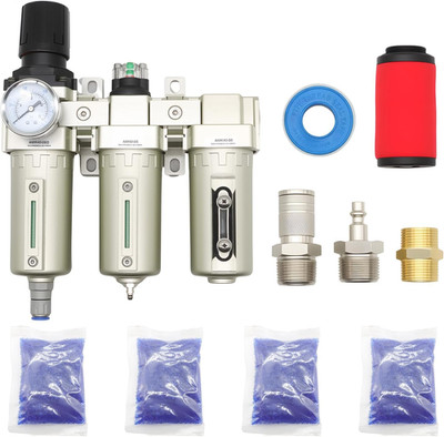 3/4'' NPT Industrial Grade 3 Stage Drying System Filter, Coalescing Filter, Desic