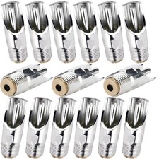 15 Pack Pig Nipple Drinker, 1/2 NPT, Stainless Steel, Automatic, Feeder