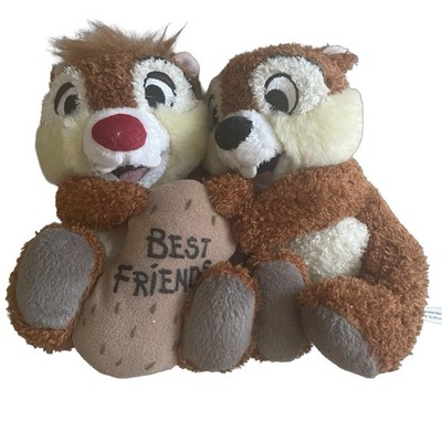 Chip and Dale Plush Best Friends Disneyland Disney Chipmunks  Stuffed Animal 
