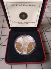 2007 Canada Thayendanegea Mohawk Chief Commemorative Silver Dollar E0529