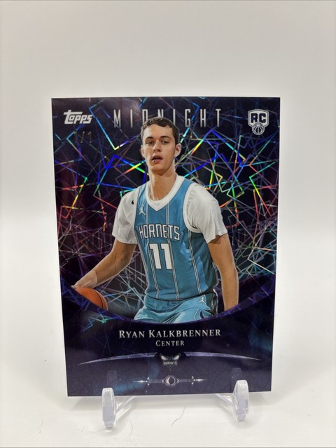 Ryan Kalkbrenner 2025-26 Topps Midnight Basketball 1/1 RC Hornets