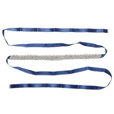 Bridal Rhinestone Wedding Waist Belt for Women, Bling Crystal Belts Dark Blue