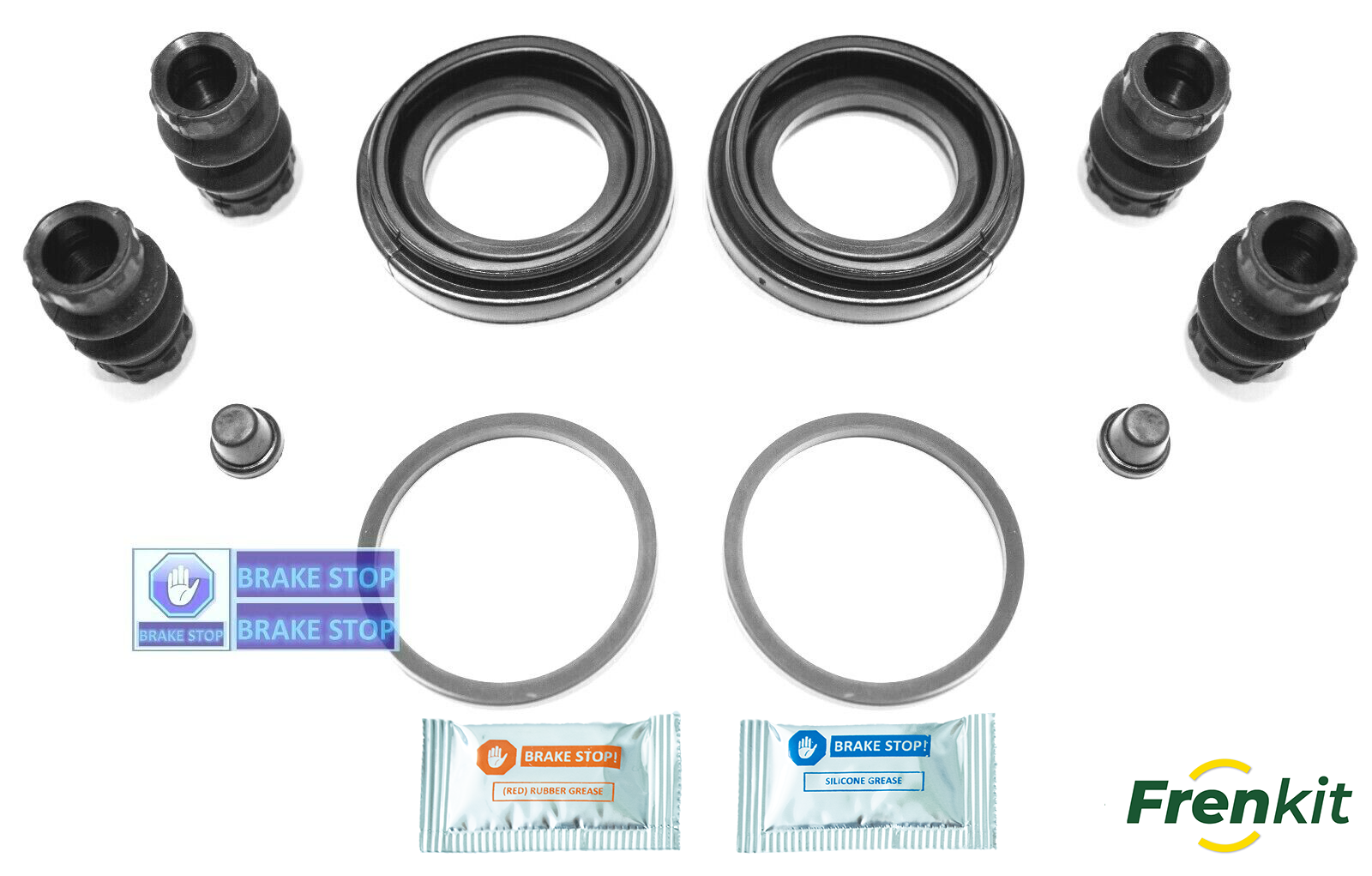 2x REAR BRAKE CALIPER SEAL KIT FITS SEAT TOLEDO (1L) Hatchback 1991-1999 (41mm)