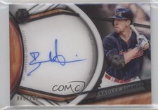 2018 Topps Tribute Tribute Auto 85/162 Bradley Zimmer #TA-BZI Auto 15r3