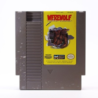 Werewolf The Last Warrior (NES) Loose Cart Only - Authentic Acceptable Cond