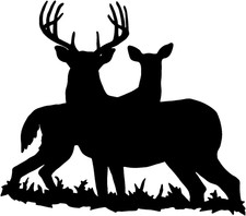 Deer Decal Std-1 Family Vinyl Hunting Graphic Window Hunt Display For Trucks