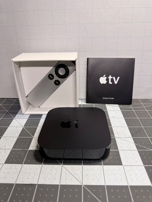Apple TV (3rd Generation) Model # A1469 - MD199LL/A With Remote Used Once