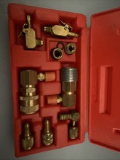 Blue Point By Snap On Ac Air Conditioning Adaptor Set W Case Complete Blue Point By Snap On Ac Air Conditioning Adaptor Set W Case Complete