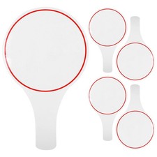 5 Pcs Small Whiteboard Dry Erase Paddke Paddle Boards Erasable Paddles