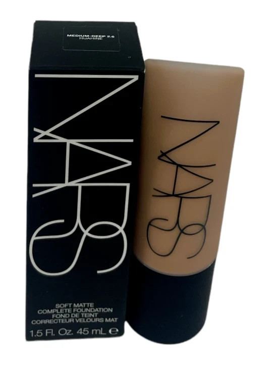 NIB NARS Soft Matte Complete Foundation -Huahine Medium Deep 2.6 - 45ml/1.5oz