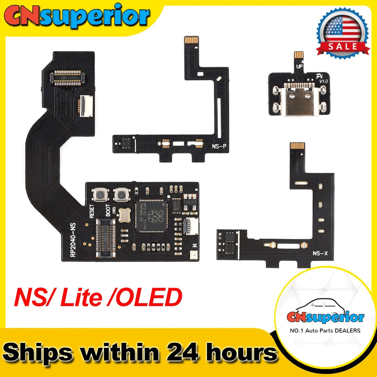 RP2040 Game Console Cable Chip for Nintendo Switch NS / Lite / OLED Replacement.