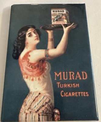 Pretty Woman Murad Turkish Cigarettes 2'' X 3'' Magnet Desperate Enterprises DR1