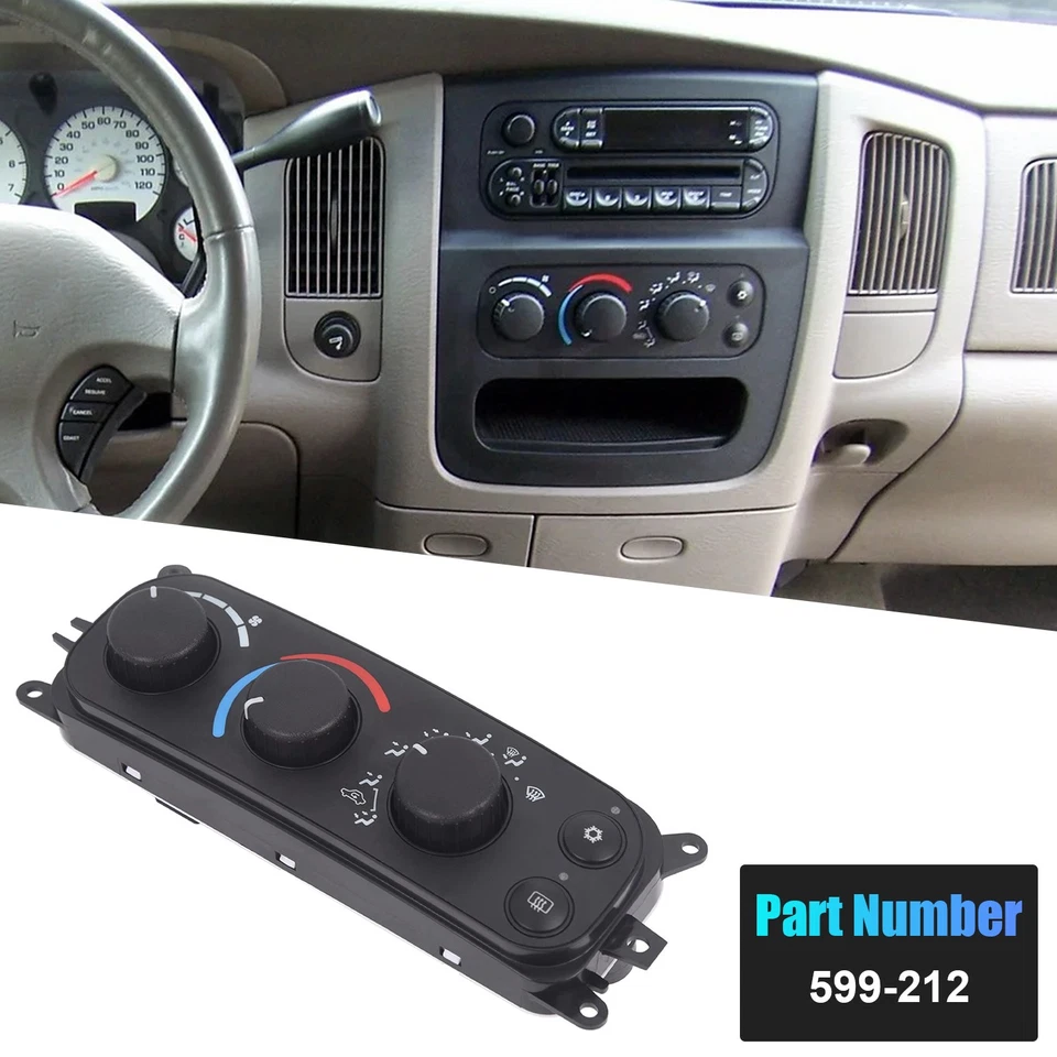 Módulo de control de clima HVAC para Dodge Dakota 2001-2004 Ram1500 Ram2500 Ram3500 Foto 2 de 4