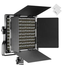 Neewer BiColor LED Video Light 32005600K CRI96 w/ U Bracket Barndoor for Studio