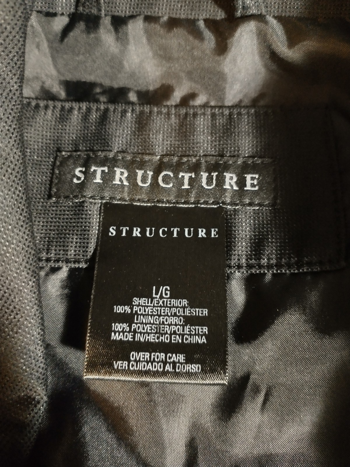 Structure EUC Black Jacket - Size Large - image 3