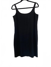 Banana Republic Black Wool Dress Size 6 Made in Italy