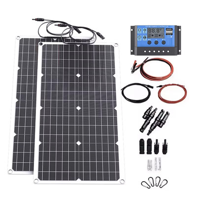 2000W Off-Grid Solar Completekit Power mit 100A MPPT Controller, 110V 220V Wechselrichter