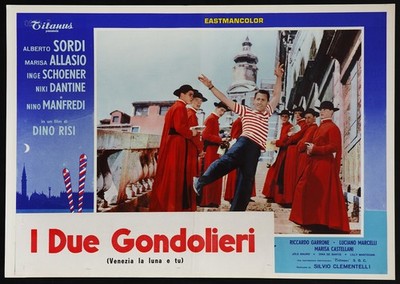 CINEMA-fotobusta VENEZIA LA LUNA E TU alberto sordi, marisa allasio, DINO RISI