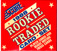 1988 SCORE ROOKIE & TRADED FACTORY SET  (ROOKIE CARDS BIGGIO GRACE ALOMAR)