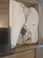 Image of Polo Ralph Lauren Heritage Court Trainers White & Beige. Size 10