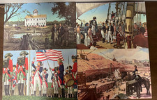 A History of Michigan in Paintings by Robert Thom Lot of 21 prints
