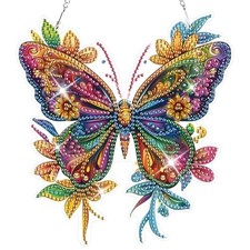 Butterfly Hanging Diamond Art Kits for Adults, Special Shaped Crystal A-03