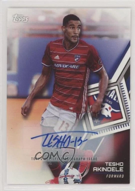 2018 Topps MLS Base Auto Tesho Akindele #69 Autogramm 5w7
