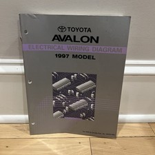 1997 Toyota Avalon Electrical Wiring Diagram Manual Condition OEM Original