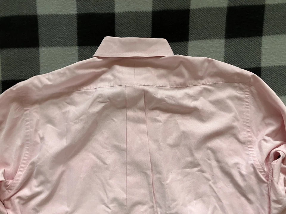 Gitman Bros Shirt Mens 15.5-35 Button Up Cambridge Oxford Made In USA Quality - Image 4 of 4