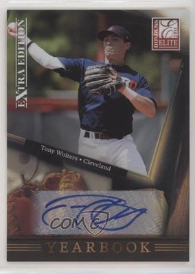 2011 Donruss Elite Extra Edition Yearbook Signatures /221 Tony Wolters Auto 4m3