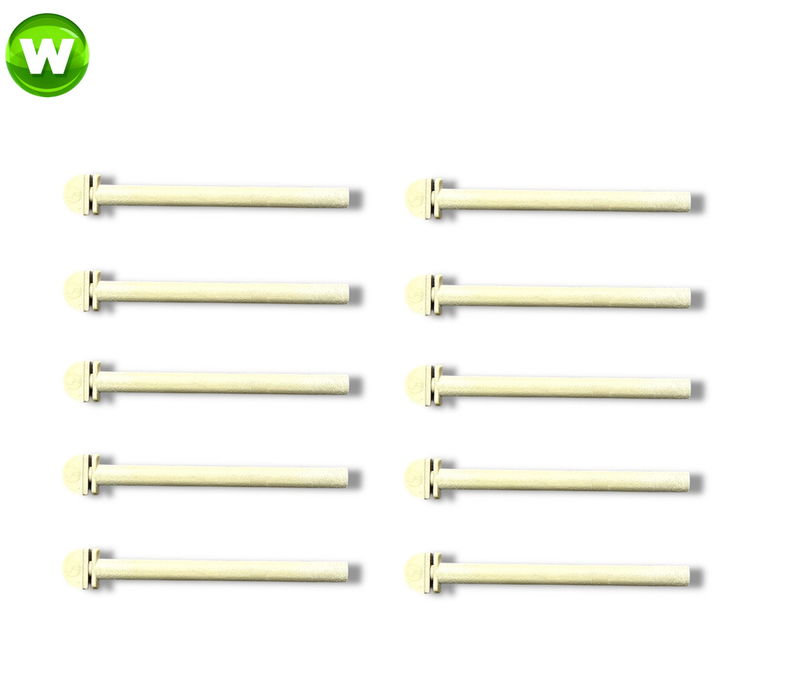 10 PK WUNDAPETS PLASTIC TWIST ON PERCH SMALL 16CM CAGE AVIARY BIRD PERCH