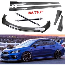 Carbon Fiber Front Bumper Lip Chin Spoiler Splitter For Subaru Wrx Sti Body Kit Carbon Fiber Front Bumper Lip Chin Spoiler Splitter For Subaru Wrx Sti Body Kit