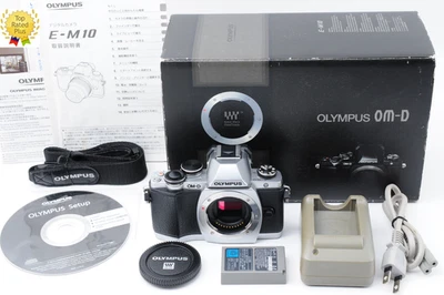 Olympus OM-D E-M10 silver Body【S/C 6,562 TOP MINTin BOX】#379 JAPAN - Photo 1/4