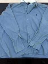 RALPH LAUREN Men's Green Button Down Shirt Sz XXL Classic Fit